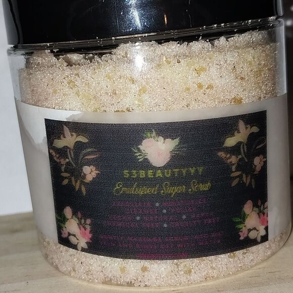 Hand crafted Brown sugar Pumpkin pie Emulsified Sugar Scrub 6oz - Picture 5 of 12